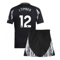 Arsenal Jurrien Timber #12 Replica Away Minikit 2024-25 Short Sleeve (+ pants)